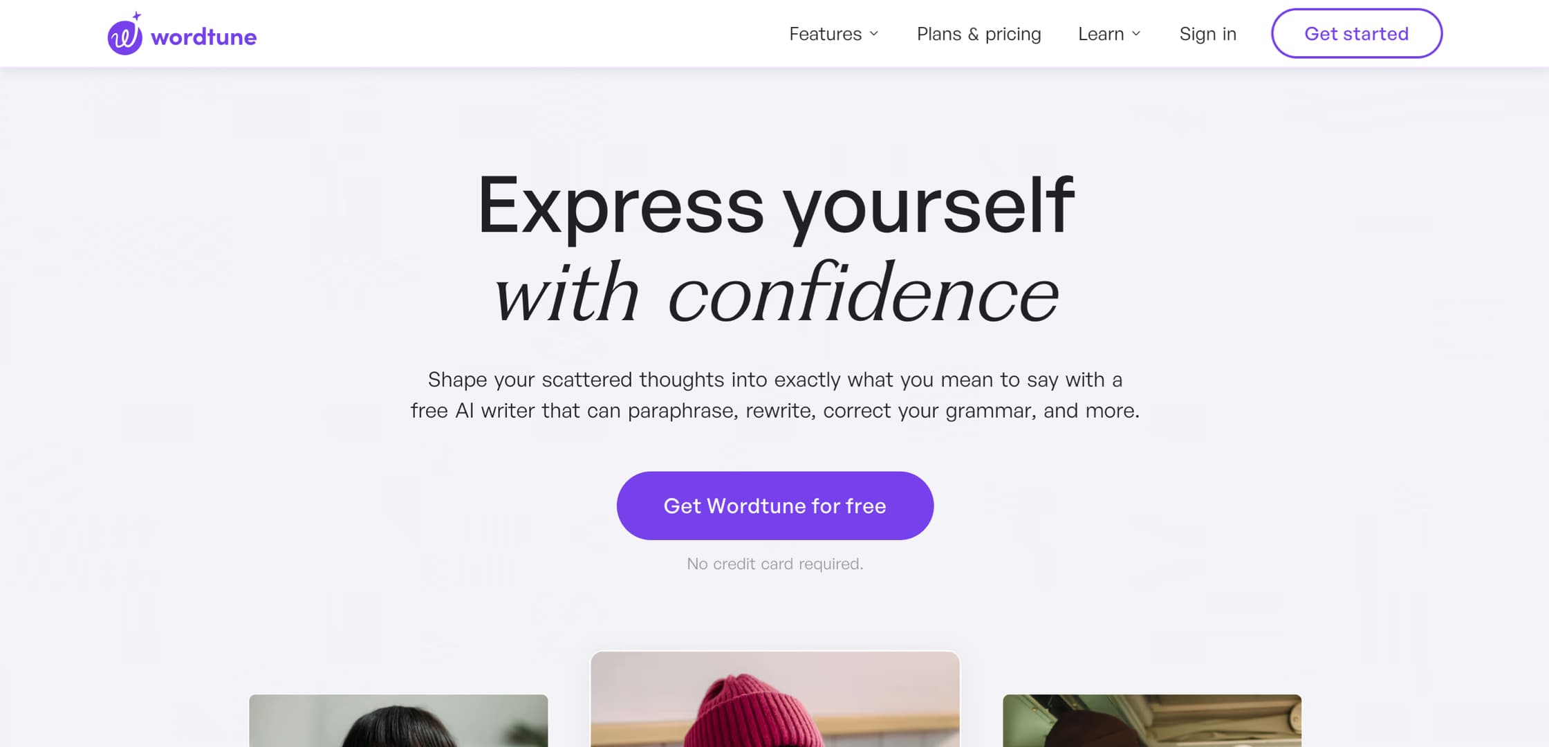 wordtune page