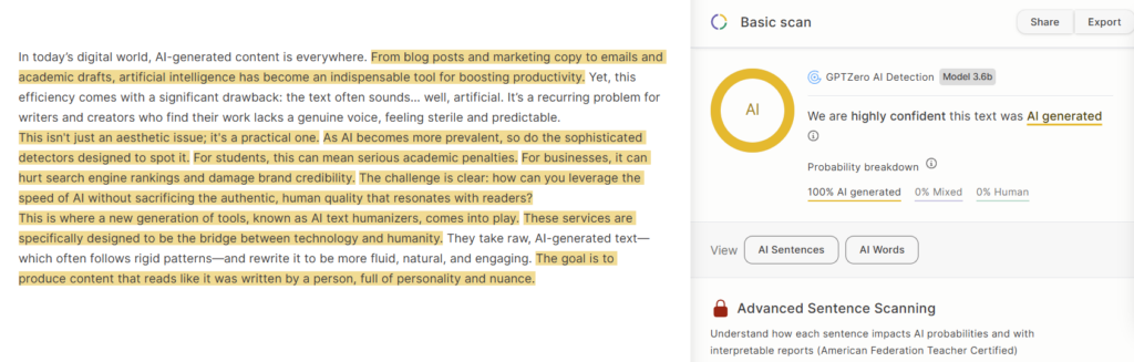 gptzero gptzero